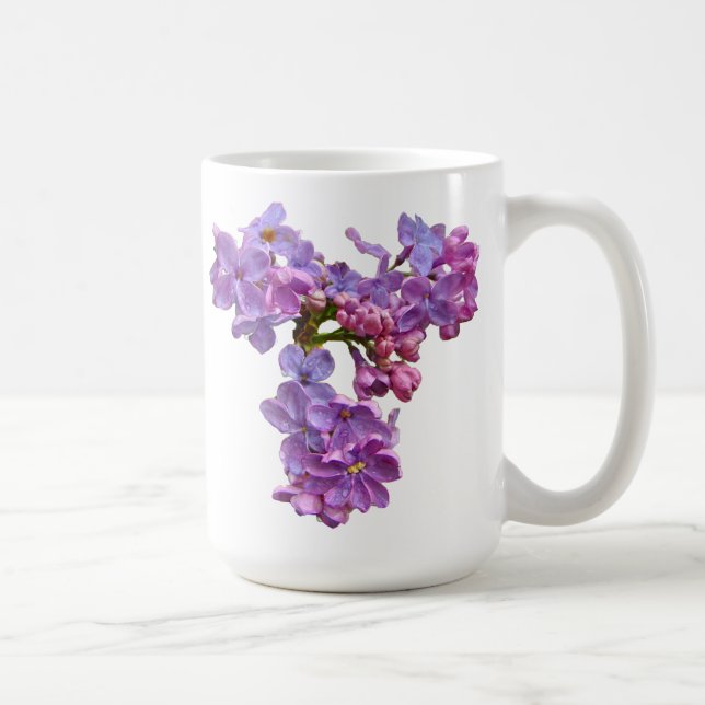 Flieder im Frühling Kaffeetasse (Rechts)