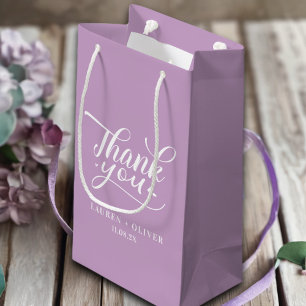 Flieder   Minimalistische Hochzeit Vielen Dank Kleine Geschenktüte