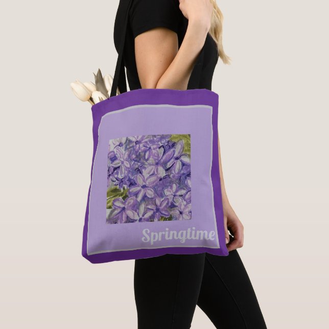 Flieder-Tasche Tasche (Von Nahem)