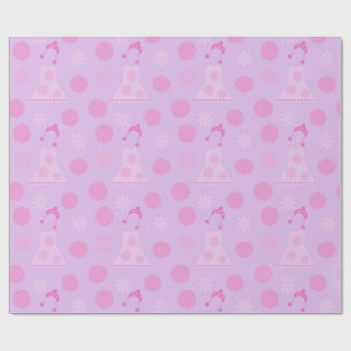 Fliederkleid Geschenkpapier