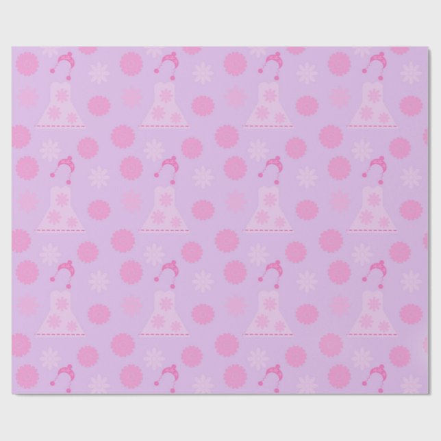 Fliederkleid Geschenkpapier (Flach)