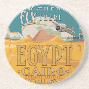 Flieg dorthin - Ägypten Getränkeuntersetzer