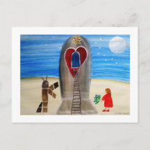 ...Flieg mich zum Mond...Kunst von Jutta Gabriel..