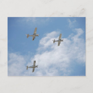 Flieg mit mir postkarte
