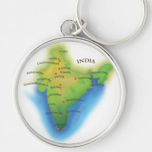 Flieg nach Indien Schlüsselanhänger