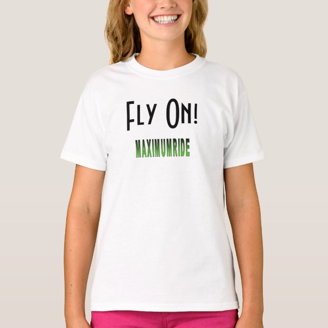Fliege an! T-Shirt (Vorderseite)