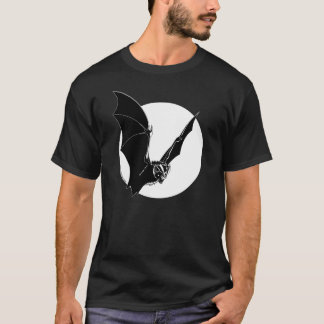 Fliege-Durch-Nacht (Schwarzes) T-Shirt
