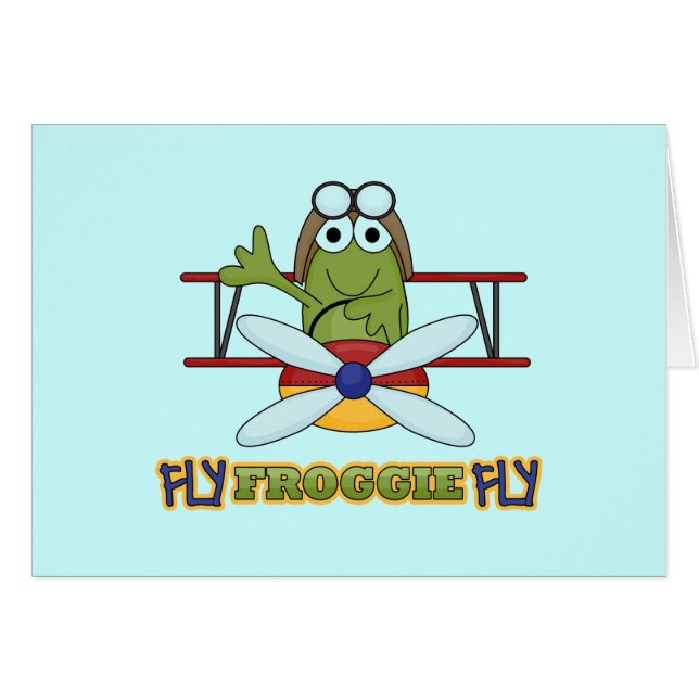 Fliege Froggie Fliegen-T-Shirts und Geschenke (Vorderseite (Horizontal))