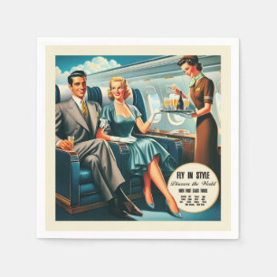 Fliege im Stil Serviette