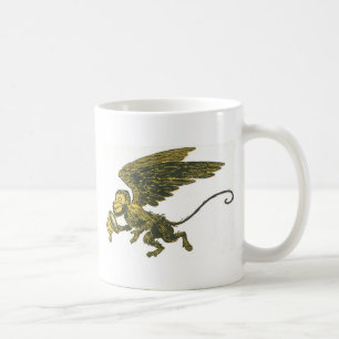 Fliegen-Affe-Tasse Kaffeetasse