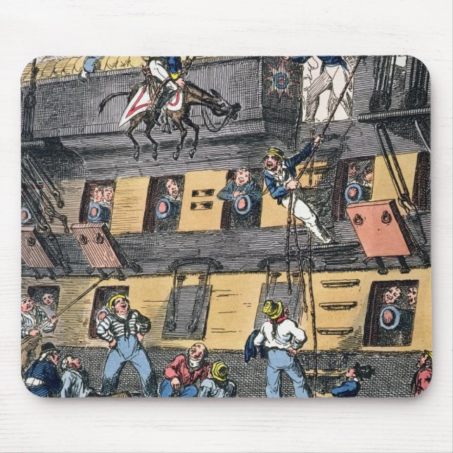 Fliegen-Artillerie oder ein Pferdemarinesoldat Mousepad (Vorne)