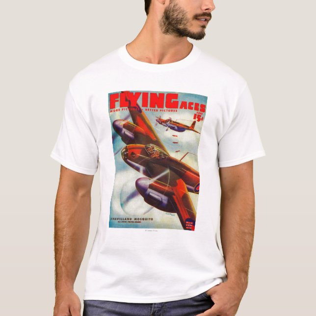 Fliegen-As-Titelseite4 T-Shirt (Vorderseite)