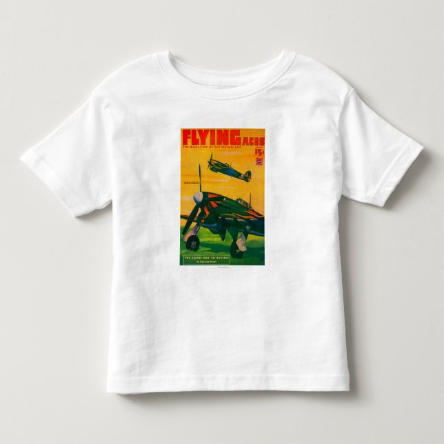 Fliegen-As-Titelseite5 Kleinkind T-shirt (Vorderseite)