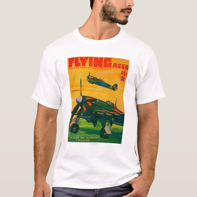 Fliegen-As-Titelseite5 T-Shirt (Vorderseite)