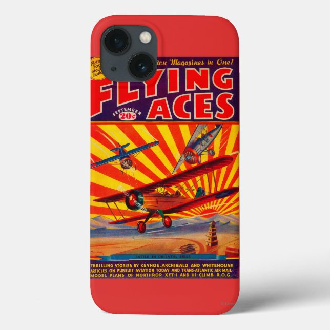 Fliegen-As-Titelseite Case-Mate iPhone Hülle (Rückseite)