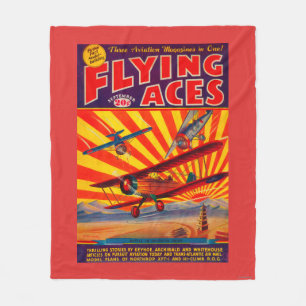 Fliegen-As-Titelseite Fleecedecke