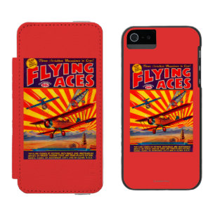 Fliegen-As-Titelseite Incipio Watson™ iPhone 5 Geldbörsen Hülle