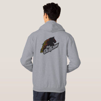 Fliegen-Asse der Geächtete auf hinterem Sweatshirt