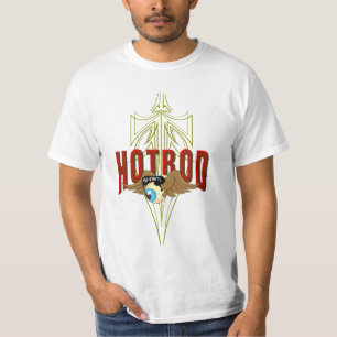 Fliegen-Augapfel-frisiertes Auto T-Shirt