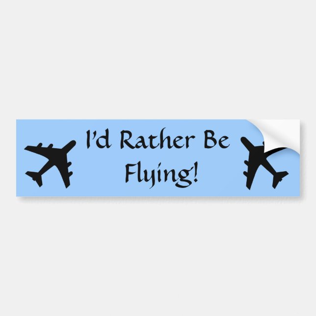 Fliegen Autoaufkleber (Vorne)