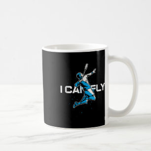 Fliegen Badminton Spieler Shuttle Trainer Racket S Kaffeetasse