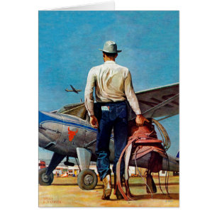 Fliegen-Cowboy durch Met Schaeffer