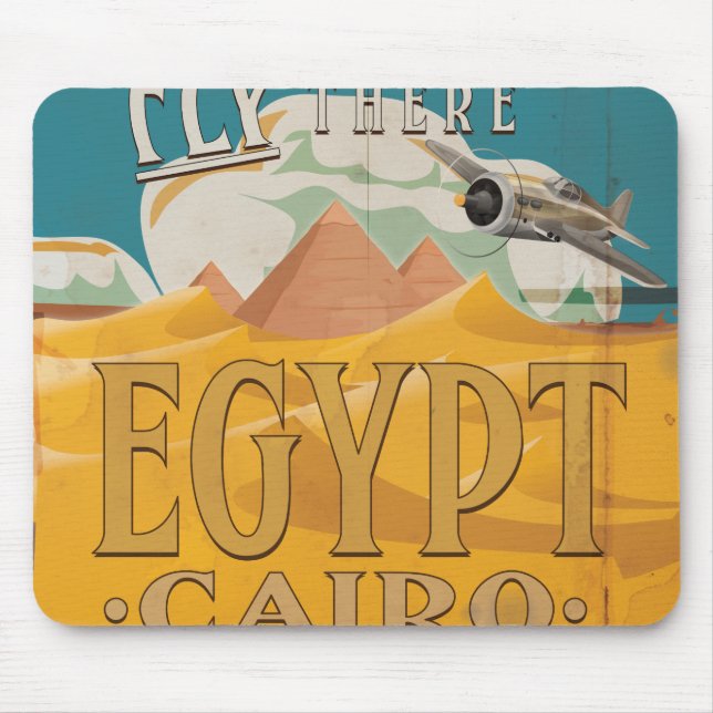 Fliegen dort - Ägypten Mousepad (Vorne)