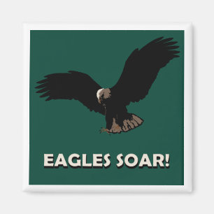 Fliegen-Eagle-Quadrat Magnet