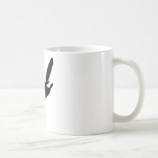 Fliegen-Eichhörnchen-Silhouette Kaffeetasse
