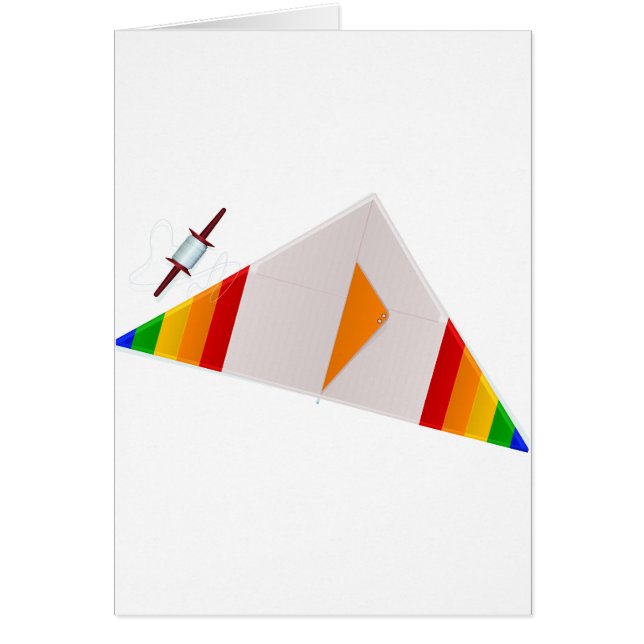 Fliegen eines Drachendesigns (Vorne)