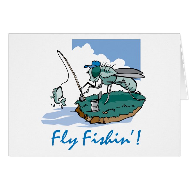 Fliegen-Fischen (Vorderseite (Horizontal))