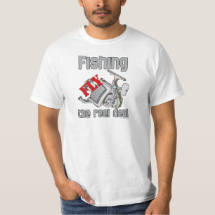 Fliegen-Fischen das Spulen-Abkommen T-Shirt