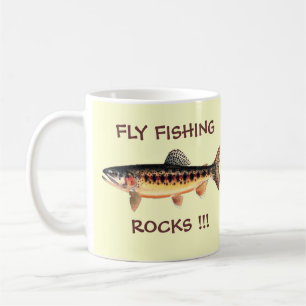 FLIEGEN-FISCHEN-FELSEN KAFFEETASSE