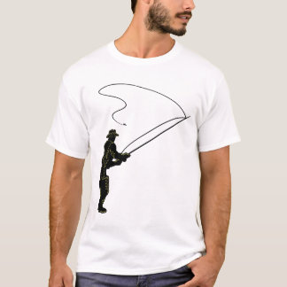 Fliegen-Fischen in den Stelzvögeln T-Shirt
