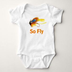 Fliegen-Fischen-Köder - so Fliege Baby Strampler