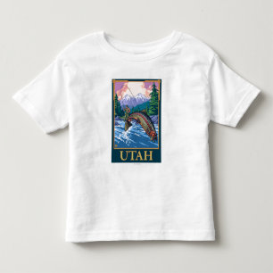 Fliegen-Fischen SceneUtah Kleinkind T-shirt
