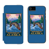 Fliegen-Fischen-Szene - Ketchikan, Alaska