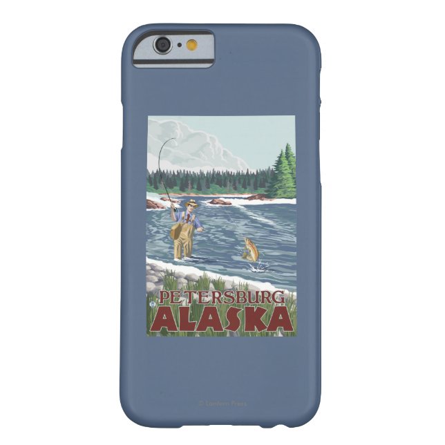 Fliegen-Fischer - Petersburg, Alaska Case-Mate iPhone Hülle (Rückseite)