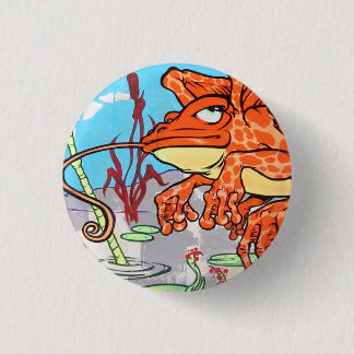 Fliegen-Frosch Button