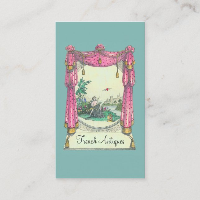 Fliegen-Herz - Visitenkarte (Vorderseite)