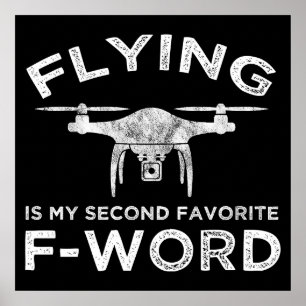 Fliegen ist mein zweitliebstes F-Word Poster