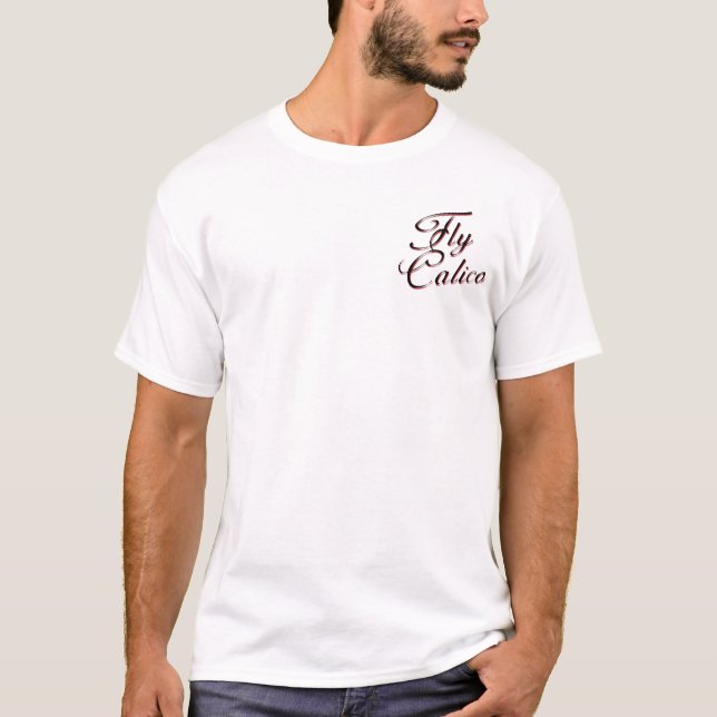 Fliegen-Kaliko (Front) T-Shirt (Vorderseite)