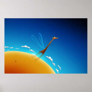 Fliegen lernen poster