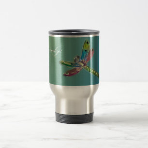 Fliegen-Libellen-Reise-Tasse Reisebecher