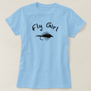 FLIEGEN-MÄDCHEN-FLIEGEN-FISCHEN T-Shirt