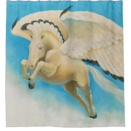 Fliegen-MESA Pegasus Duschvorhang