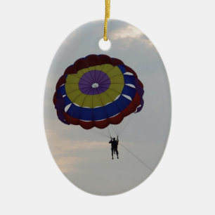 Fliegen mit einem parasail keramikornament