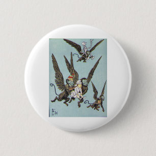 Fliegen Monkeys Farbe Button