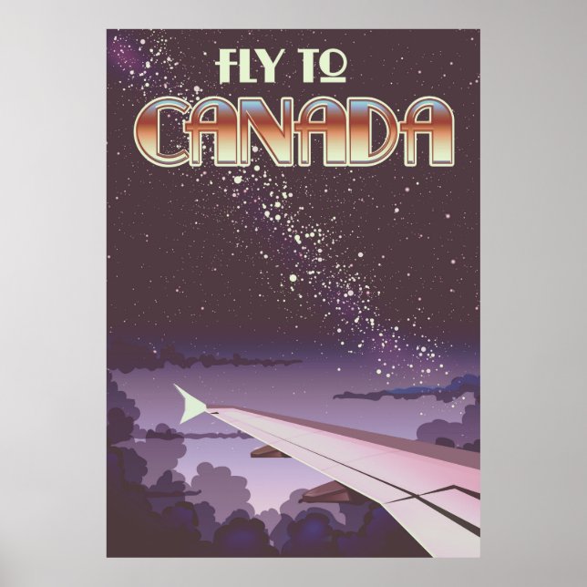 Fliegen nach Kanada Poster (Vorne)