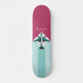Fliegen nach Paris Skateboard